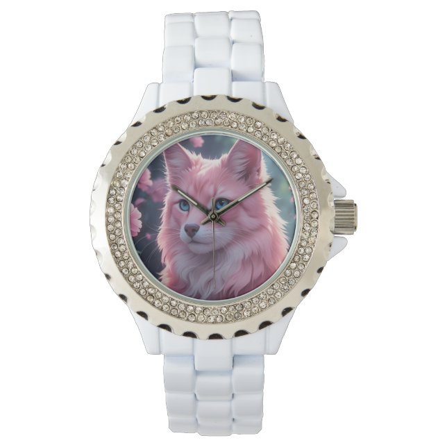 Fanciful Feline Watch Horloge (Voorkant)
