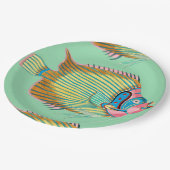 Fanciful Fish met Frans Papieren Bordje (Gekanteld)