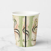 Fanciful Flower Papieren Bekers (Rechts)