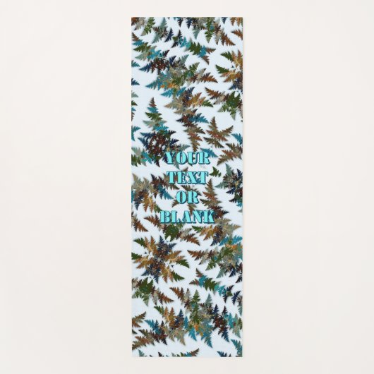 Fanciful Fractal Arctic Camouflage Yogamat (Voorkant)