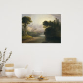 Fanciful Landscape, Thomas Doughty Fine Art Poster (Keuken)