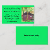 Fancy aangepaste visitekaartjes (Voorkant / Achterkant)