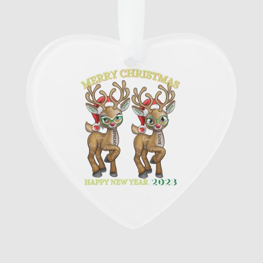 Fancy acrylhartversiering ornament (voorkant)