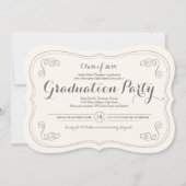 Fancy Affair Grad Party Invitation (Devant)