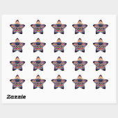 Fancy Afstuderen 2025 Ster Sticker (Vel)