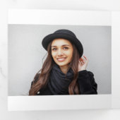 Fancy Afstuderen multi-foto Drieluik Aankondiging (Binnenzijde eerst)