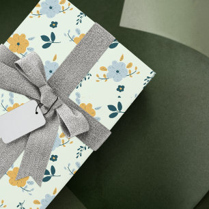 Fancy allover patroon naadloze bloemmotief cadeaupapier