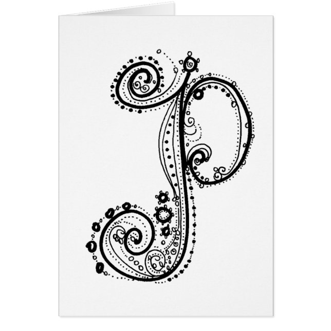 Fancy Alphabet™ Letter P (Voorkant)