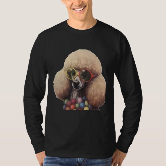 Fancy and Fabulous Poodle T-shirt (Voorkant)