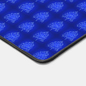 Fancy Arbre de Noël Artistique Motif Fête Bleu (Coin)