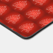 Fancy Arbre de Noël Artistique Motif Fête Rouge (Coin)