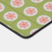 Fancy artistieke Snowflake Pattern Holiday Bureaumat (Hoek)