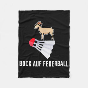Fancy badminton - Verlangen naar badminton Fleece Deken