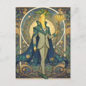 Fancy Banana in a Checkered Suit Briefkaart (Voorkant)