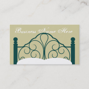 Fancy Bed Lijst Graphic met Kussens Visitekaartje