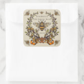 Fancy Bee Miel Étiquette Personnaliser (Sac)