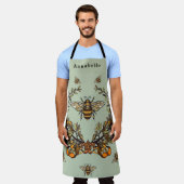 Fancy Bee Personaliseer  Schort (Gedragen)