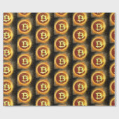 fancy Bitcoin Only Cadeaupapier (Vlak)