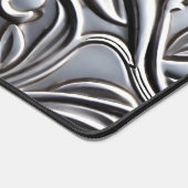 Fancy bloei in faux metal bureaumat (Hoek)