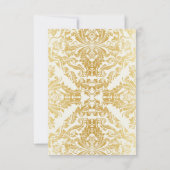 Fancy Bloeit Golden Wedding Save the Dates Save The Date (Achterkant)