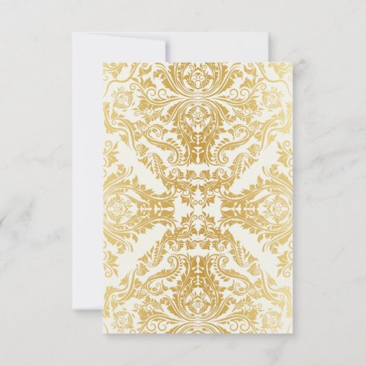 Fancy Bloeit Golden Wedding Save the Dates Save The Date (Achterkant)