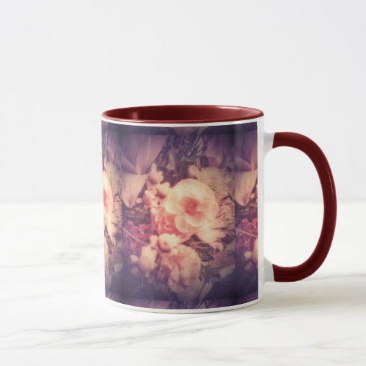 Fancy bloemen mok (Rechts)