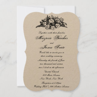 Fancy Bloemen Weddenschap Black Kaart