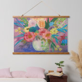 Fancy Bloemenmuur opknoping Hangend Wandkleed (Slaapkamer)