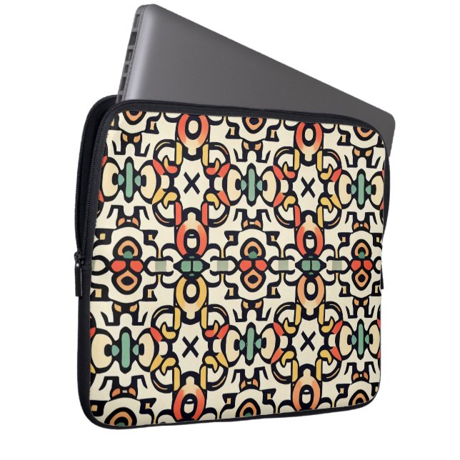 Fancy Boheems Laptop Sleeve (Voorkant Rechts)