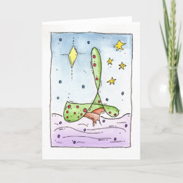 "Fancy boom" kerst Feestdagen Kaart