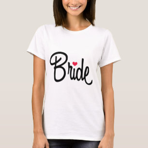Fancy bruid huwelijksfeest t-shirt