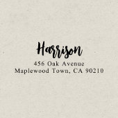 Fancy Brush Script Kalligrafie Eenvoudige Zelf-ink Zelfinktende Stempel