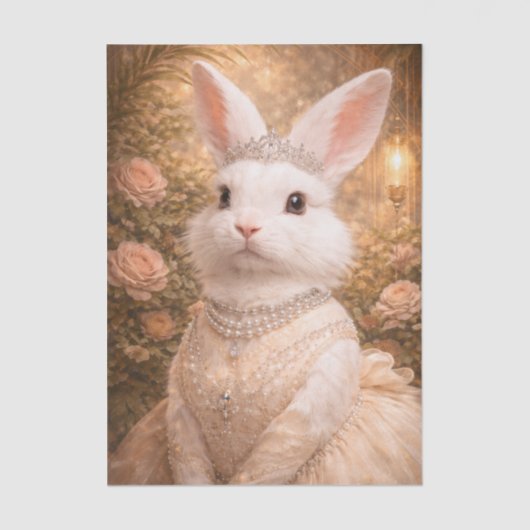 Fancy Bunny Tissuepapier (Voorkant)