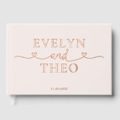 Fancy Calligraphie Coeur Blush Rose (Recto)