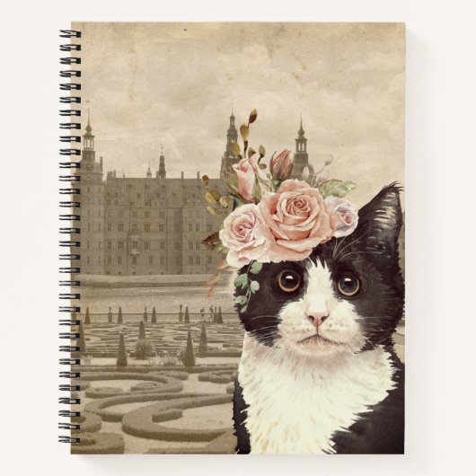 Fancy Cat & Castle Bullet Journal (Devant)