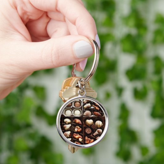 Fancy chocoladetruffels sleutelhanger (Hand)