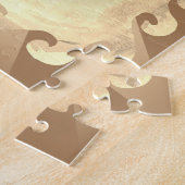 Fancy Copper Caduceus LPN Nurse Legpuzzel (Zijkant)