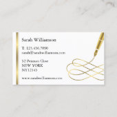 Fancy Copywriter Visitekaartje (Achterkant)