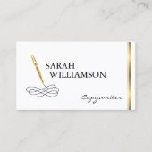 Fancy Copywriter Visitekaartje (Voorkant)