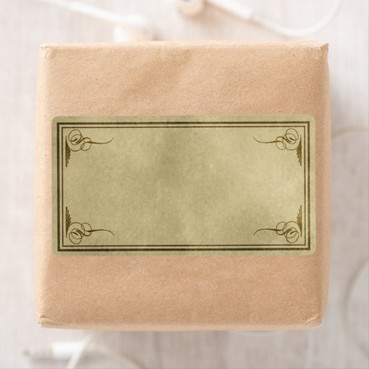 Fancy Corners Apothecary Label (Insitu)