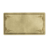 Fancy Corners Apothecary Label (Voorkant)