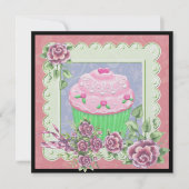 Fancy Cupcake Invitation - SRF (Devant)