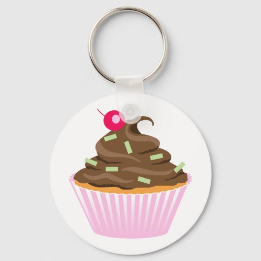Fancy Cupcake Sleutelhanger (Voorkant)