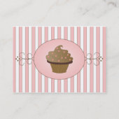Fancy Cupcake Visitekaartje (Achterkant)