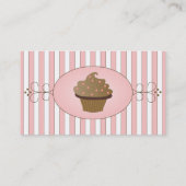 Fancy Cupcake Visitekaartje (Achterkant)