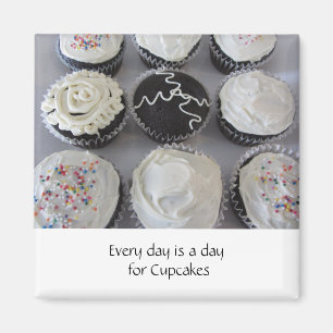 Fancy Cupcakes Met Spreuk Magneet