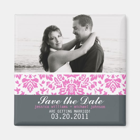 Fancy Damask Magneet (Voorkant)