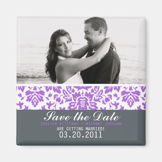 Fancy Damask Magneet (Voorkant)