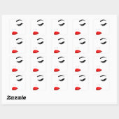 Fancy dameskeup-Lash-extensies Kunstmatige afdrukk Vierkante Sticker (Vel)