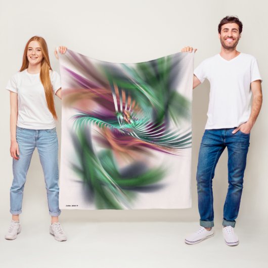 Fancy danseres Abstract Fleece Deken (In situ)